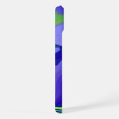 Oeil mal, 3D Abstrait en vert bleu violet (Côté droit)
