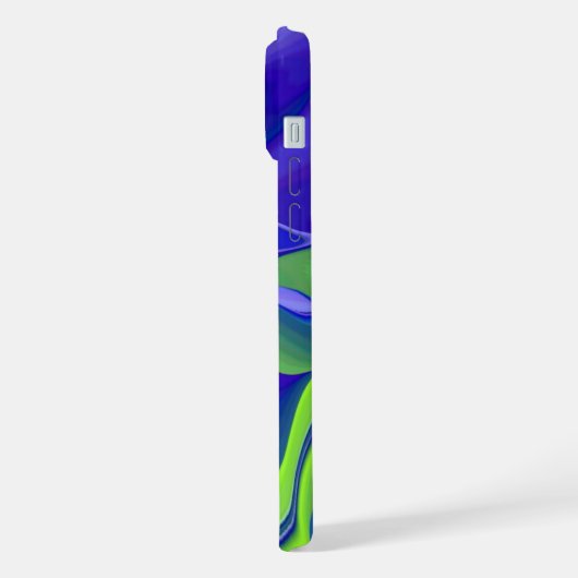 Oeil mal, 3D Abstrait en vert bleu violet (Côté gauche)