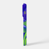 Oeil mal, 3D Abstrait en vert bleu violet (Côté gauche)