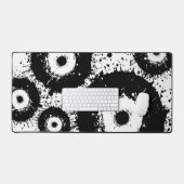 Oeil mal noir et blanc (Clavier et souris)