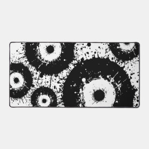 Oeil mal noir et blanc
