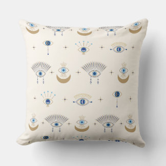 Oeil Maléfique- Coussin Jeté à Motif Troisième Oei