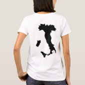 OEIL MAUVAIS DE T-SHIRT ITALIEN DE KLAXON, CORNO (Dos)