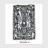 OEil. par Brian Benson, Sticker Vinyl (Feuille)