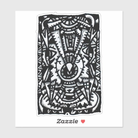 OEil. par Brian Benson, Sticker Vinyl (Feuille)