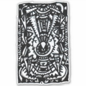 OEil. par Brian Benson, Sticker Vinyl (Devant)