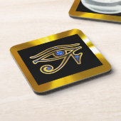 OEil saphir de Ra dans le Dessous de verre de lièg (Côté gauche)