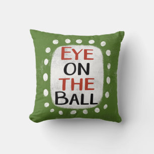 Oeil Sur La Balle Jetez Oreiller