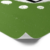 Oeil sur la balle Poster Wall Art (Coin)