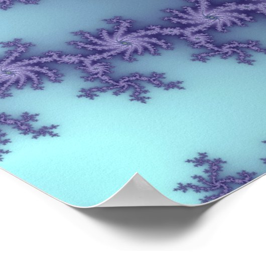 Oeil tourbillonnant - Poster fractal (Coin)