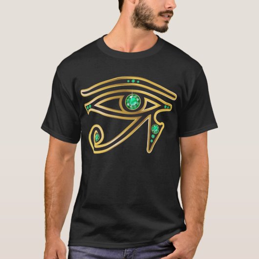Oeil vert de Ra dans le T-shirt d'or (Devant)