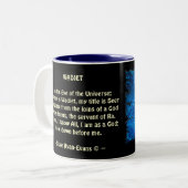 OEil WADJET de HORUS et mots Gift Mug (Devant gauche)