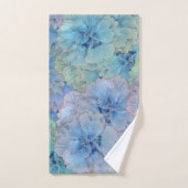 Oeillets bleus de style vintage (Serviette à main)