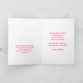 Oeillets chrétiens de carte de joyeux anniversaire (Intérieur)