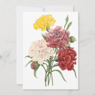 Oeillets Fleurs de Jardin par Redoute Invitation