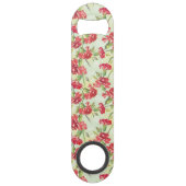 Oeillets rouges sur le vert avec des papillons (Dos)