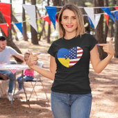 Oekraïens-Amerikaans T-shirt