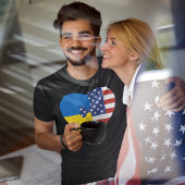 Oekraïens-Amerikaans T-shirt