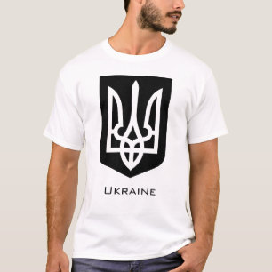 Oekraïens contemporain grafisch embleem Tryzub T-shirt