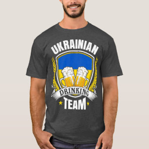 Oekraïens Drink team Beer Games Design T-shirt