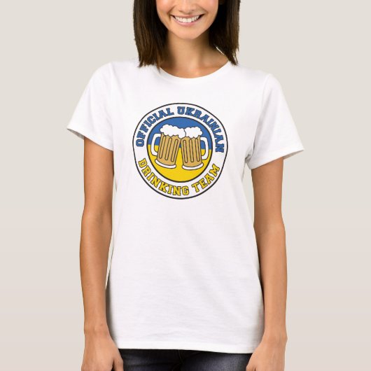 Oekraïens Drink team T-shirt (Voorkant)