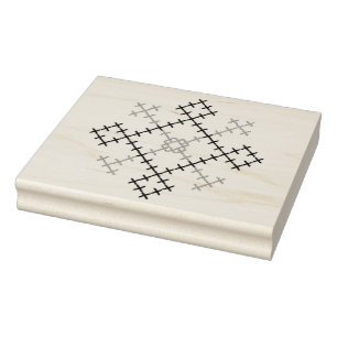 Oekraïens etnisch folk ornament 	rubberstempel