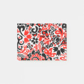 Oekraïens etnische folk art floral pattern absrtac post-it® notes (Voorkant)