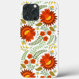 Oekraïens folk bloemenpatroon. Oekraïense stijl iPhone 13 Pro Max Hoesje
