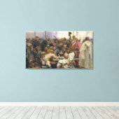 Oekraïens Kozaky Canvas Print van Repin (Insitu (Houten vloer))