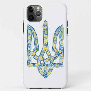 Oekraïens nationaal embleem trident tryzub etnical iPhone 11 pro max hoesje