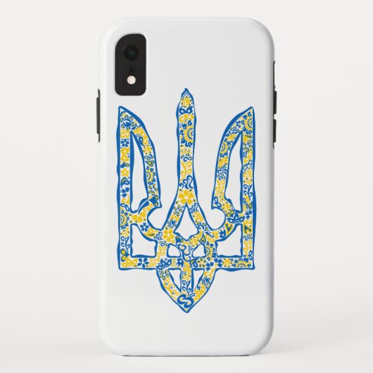 Oekraïens nationaal embleem trident tryzub etnical Case-Mate iPhone case (Achterkant)