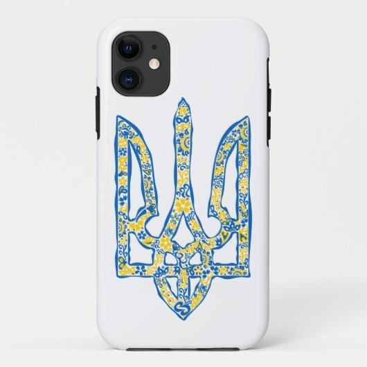 Oekraïens nationaal embleem trident tryzub etnical Case-Mate iPhone case (Achterkant)