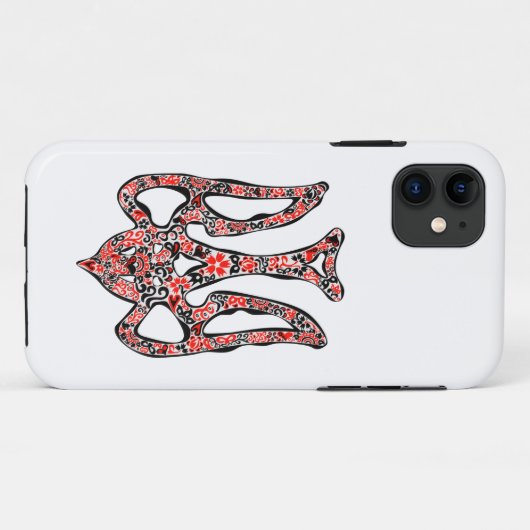 Oekraïens nationaal embleem trident tryzub gestili Case-Mate iPhone case (Achterkant (horizontaal))