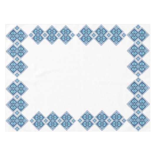 Oekraïens patroon kruissteek tafelkleed (Voorkant (Horizontaal))