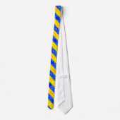 Oekraïens Stropdas en Oekraïense vlag steunen vrij (Achterkant)