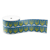 Oekraïens Tryzub Grosgrain Lint (Spoel)