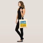Oekraïens vlaggenlandschap tote bag (Voorkant (model))