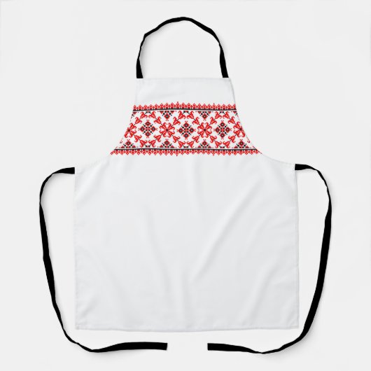 Oekraïens Vyshyvanka-ontwerp Schort (Voorkant)