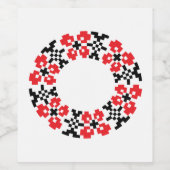 Oekraïens Wijn Etiket (Enkel label)