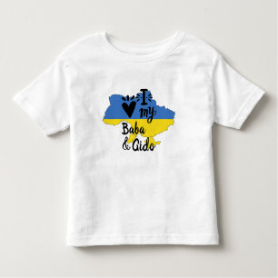 Oekraïense Baby ik hou van mijn babykleding Kinder Shirts