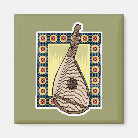 oekraïense bandura magneet (Voorkant)