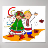 Oekraïense dance poster (Voorkant)