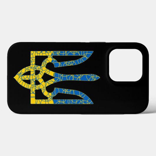 Oekraïense driekleurige getextureerde vlag van Oek Case-Mate iPhone Case (Achterkant (horizontaal))