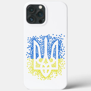 Oekraïense embleem drietand tryzub verstrooiing ha iPhone 13 pro max hoesje