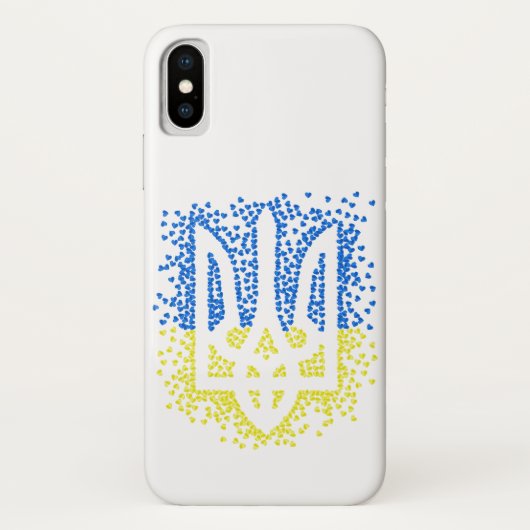 Oekraïense embleem drietand tryzub verstrooiing ha Case-Mate iPhone case (Achterkant)