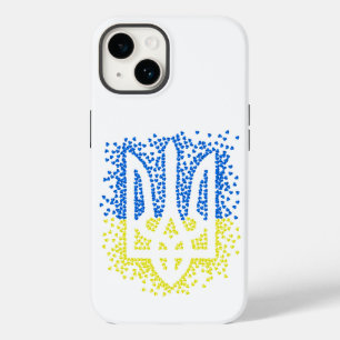 Oekraïense embleem drietand tryzub verstrooiing ha Case-Mate iPhone 14 hoesje