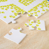 Oekraïense embleem drietand tryzub verstrooiing ha legpuzzel (Zijkant)