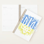 Oekraïense embleem drietand tryzub verstrooiing ha planner (Display)