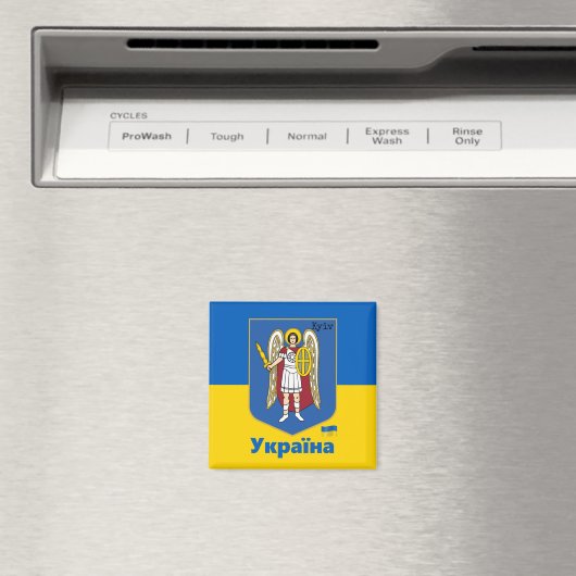 Oekraïense en Kiev - kernwapenschild, Oekraïense v Magneet (Insitu (Vaatwasser))