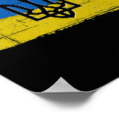  Oekraïense Flag Pride Love Support Poster (Hoek)